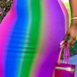 Colour Fashion Casual Striped Print Basic