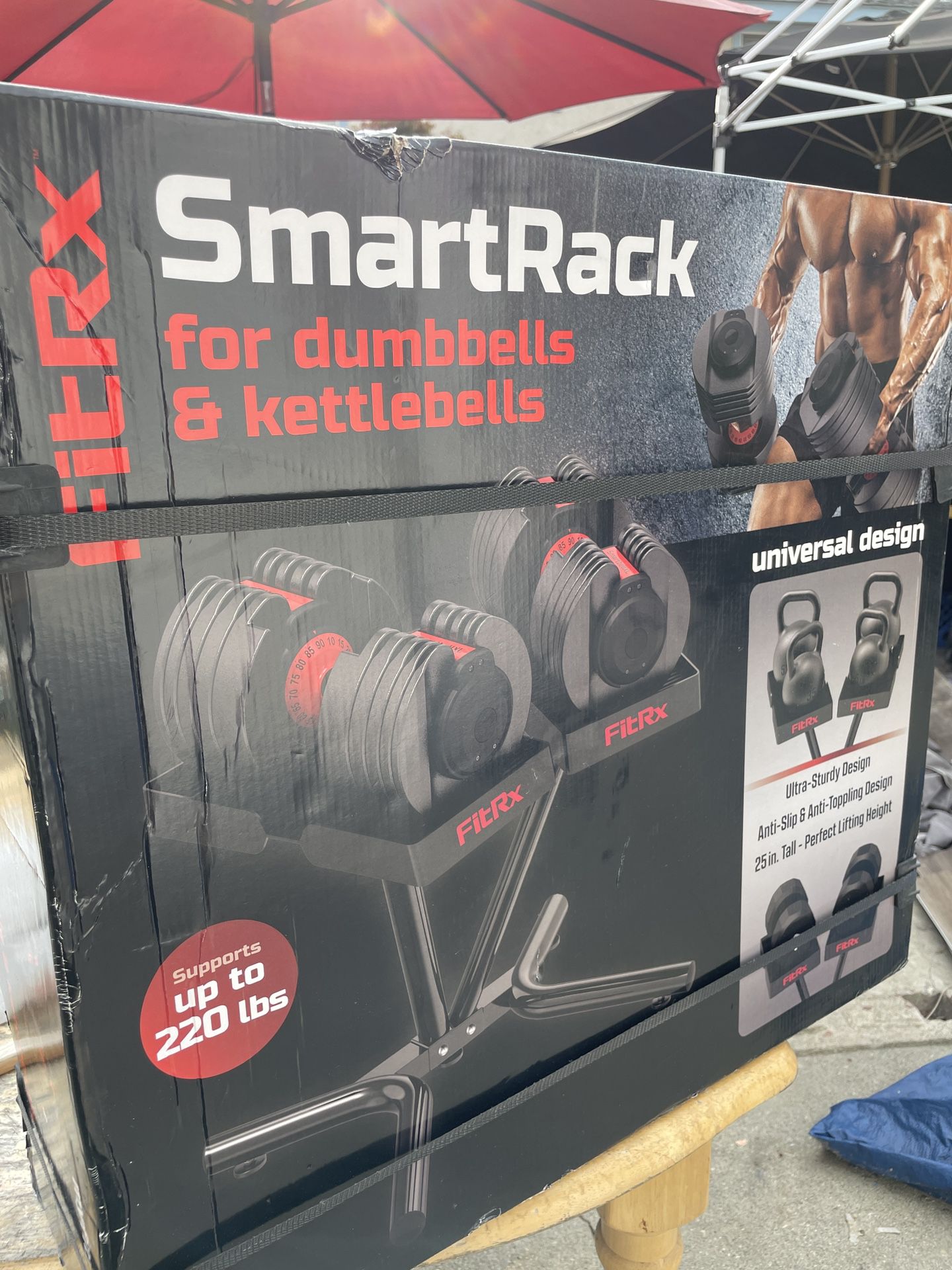 FitRX Smart Rack *Dumbbell / Kettlebell STAND*