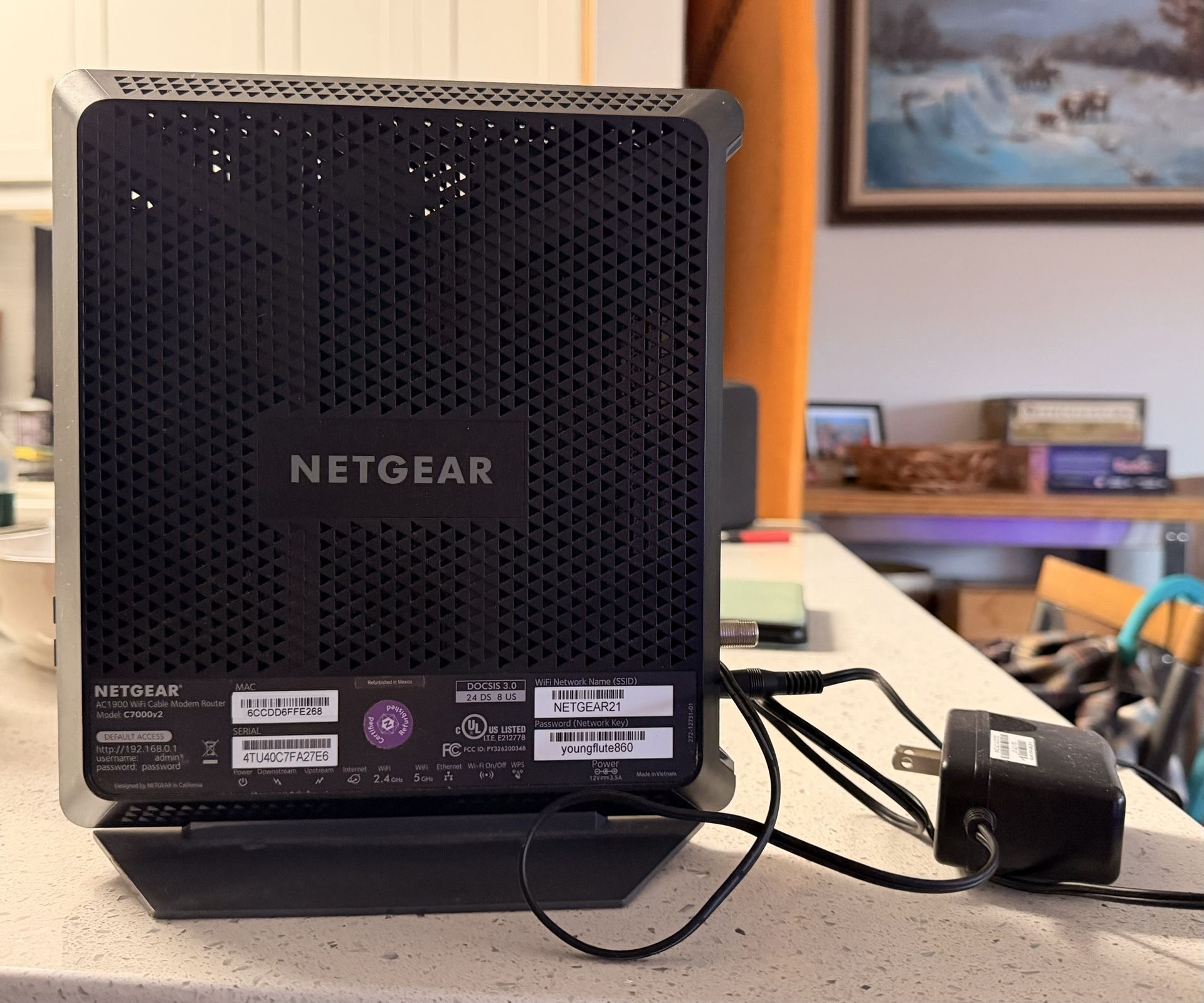 NETGEAR - AC1900 - Cable Modem Router 