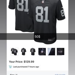 Oakland Raiders Jersey Tim Brown XL