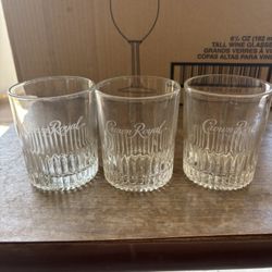 Crown Royal Glass Cups