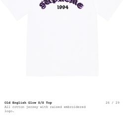 SUPREME TEE M