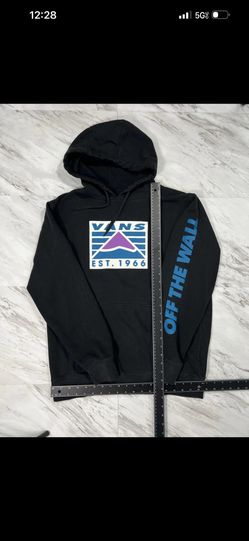 Vans Est 1966 Graphic Pullover Hoodie Black Mens Medium #8