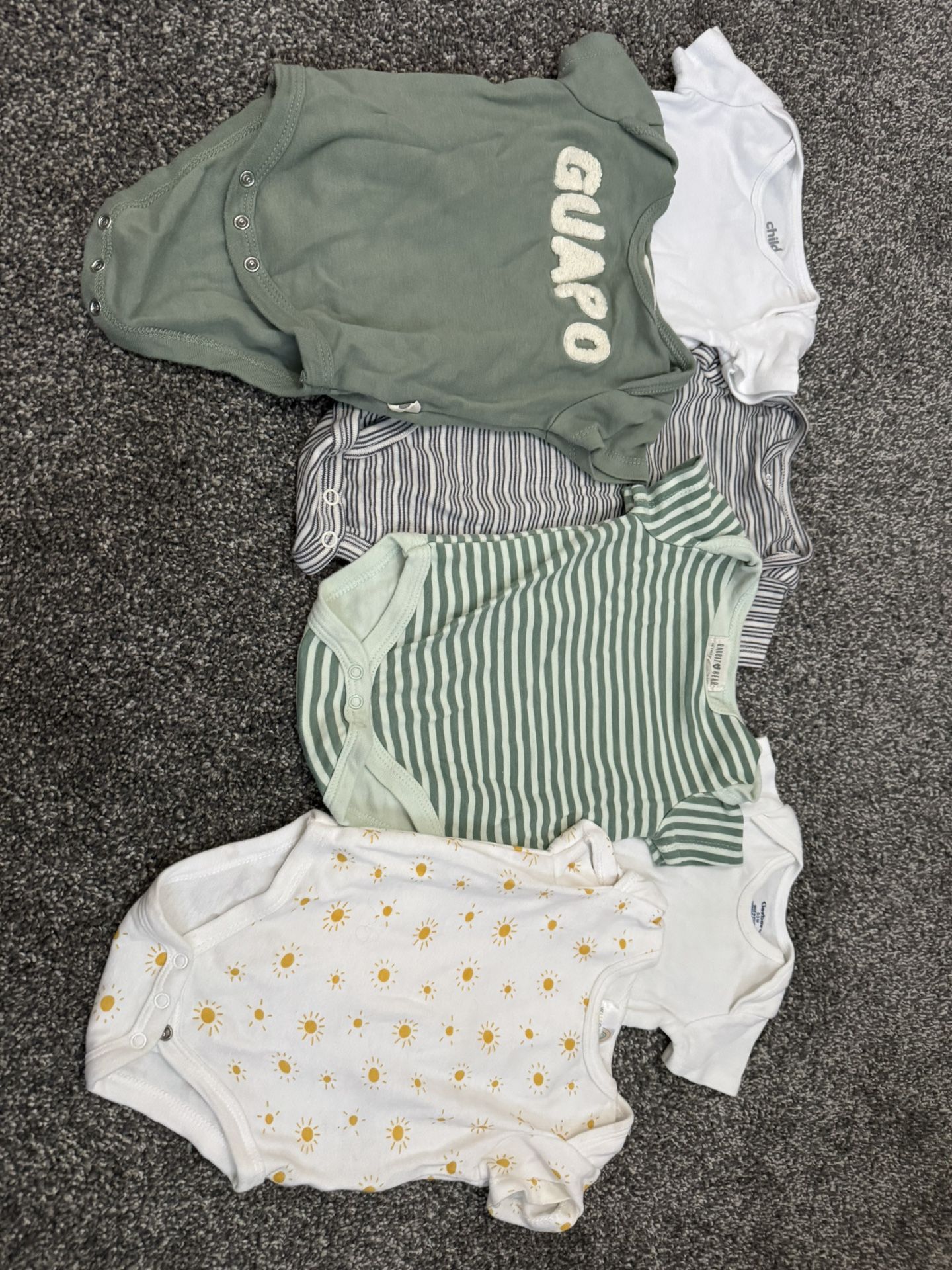 0-3m Baby Boy Onesies Outfits