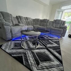 Power Reclining Sectional In Stock For Fast Delivery 