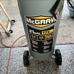 New Magraw Air Compressor/ 21ga. 175 Psi Upright