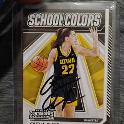 Caitlin Clark Autograph Signed COA Card Iowa Hawkeyes Indiana Fever 