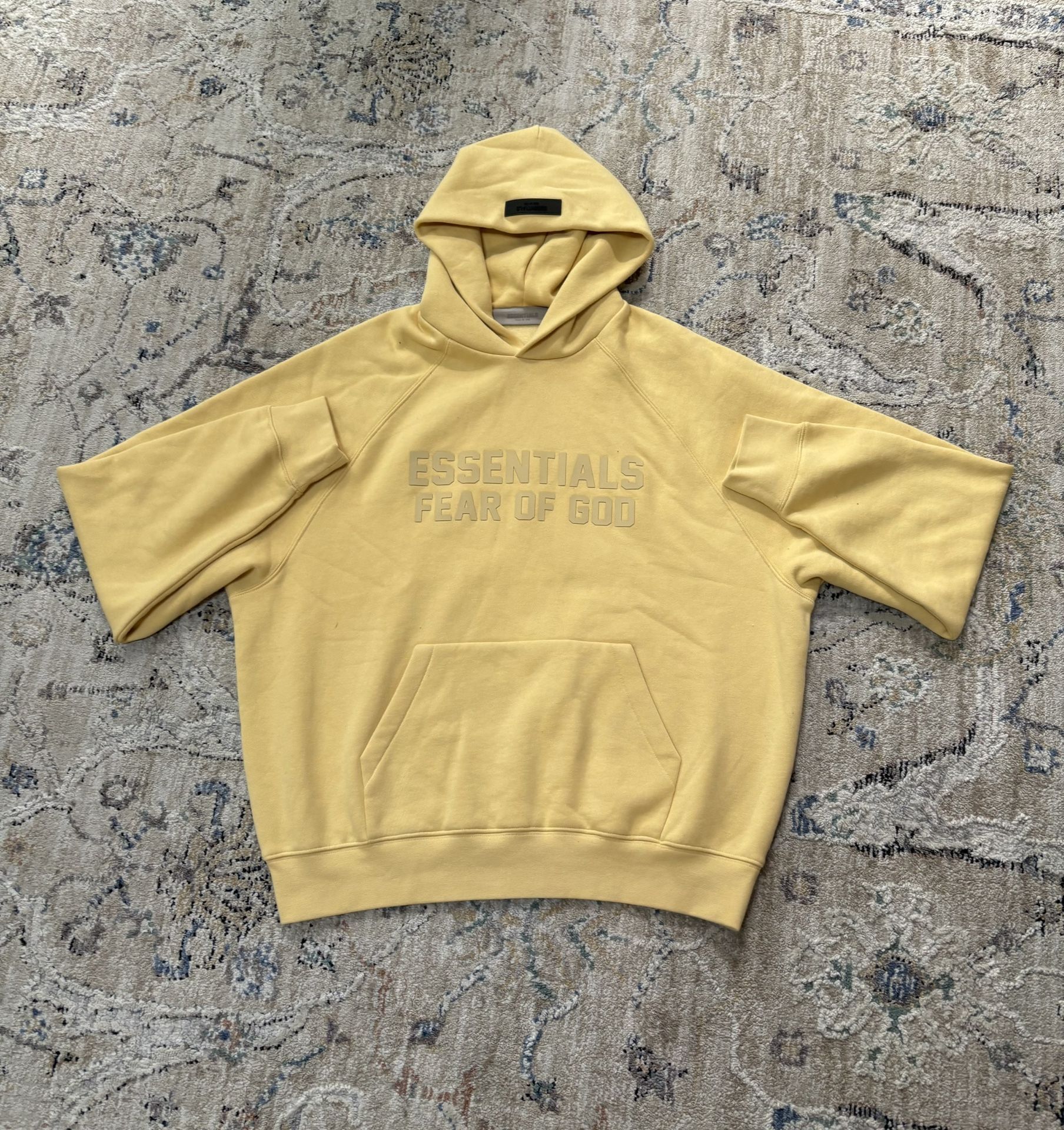 Yellow essential hoodie