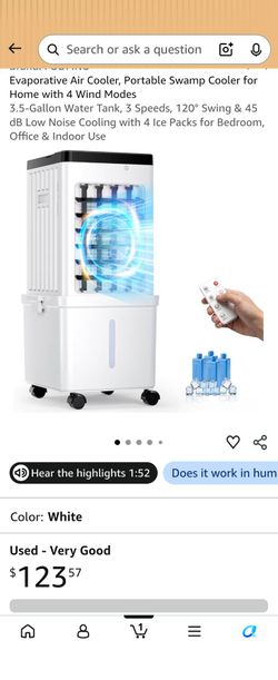 Portable Evaporative Air Cooler