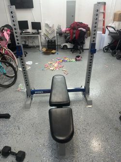 Olympic bench and rack