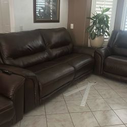 Reclining couch set 