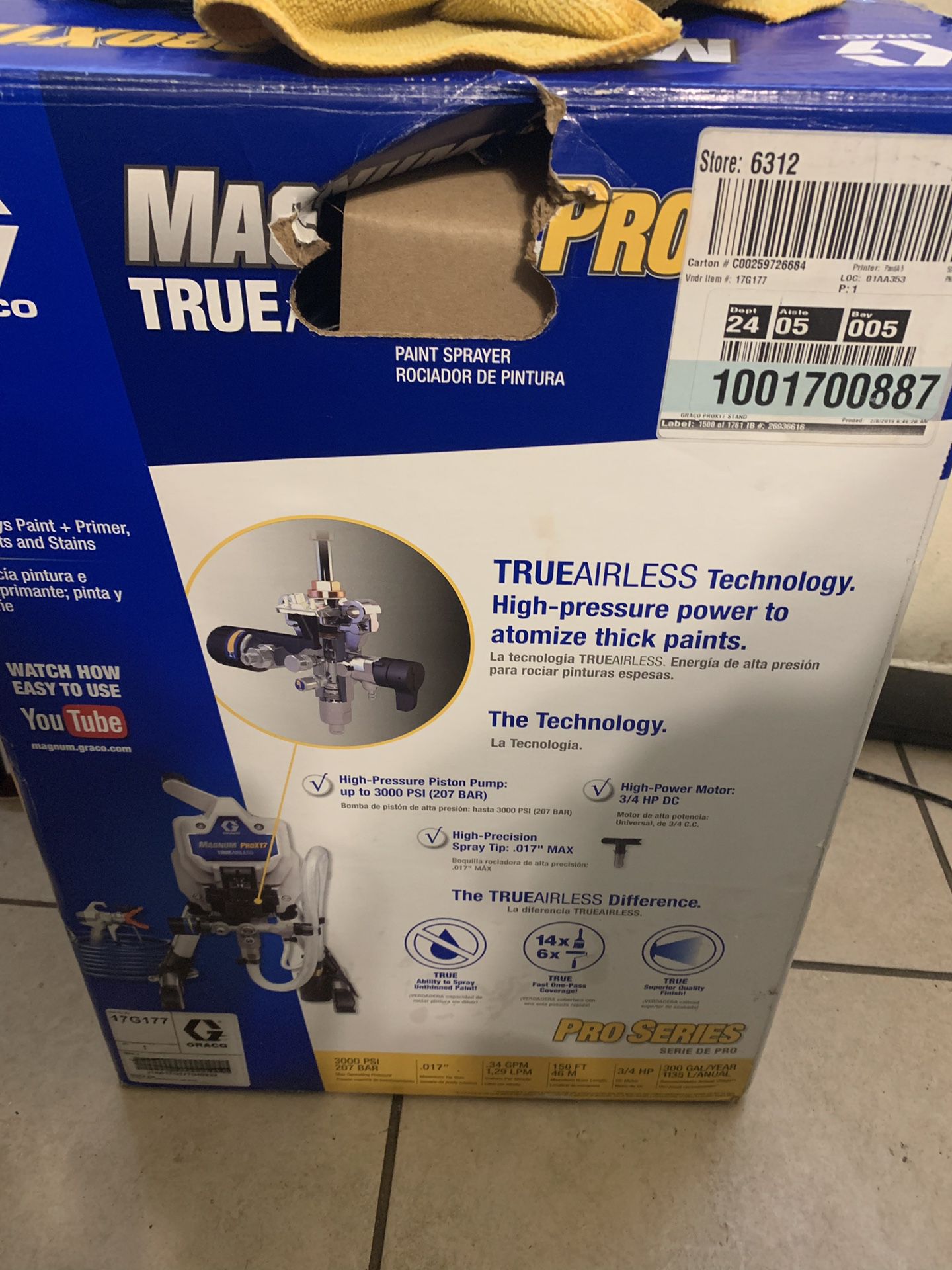Graco Magnum ProX17 Electric Stationary Airless Paint Sprayer in