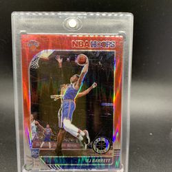RJ Barret Red Prizm Rookie Card