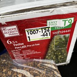 T9 Christmas Tree With Lights Brand New Home Depot 199 Yours $50 Today Only Mike (contact info removed)