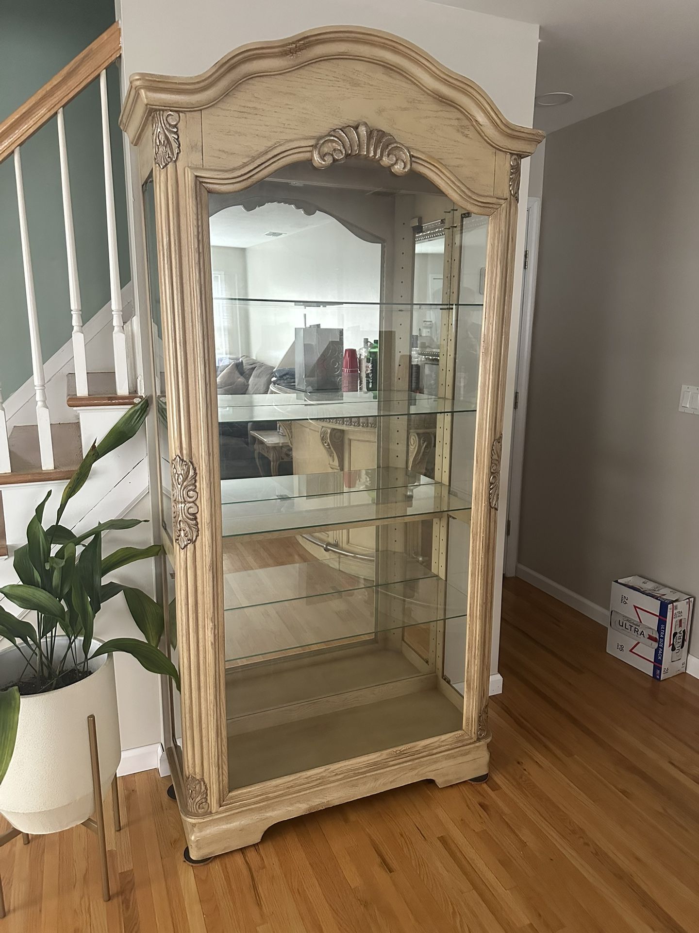 Beautiful Wood Curio Cabinet
