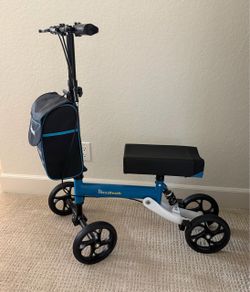 Broken Leg/Surgery Bundle - Knee Scooter, Walking Boot, Crutches, Shower Chair, Pillows