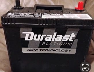 AGM DURALAST PLATINUM AUTOMOTIVE BATTERY, Toyota Prius Hybrid.