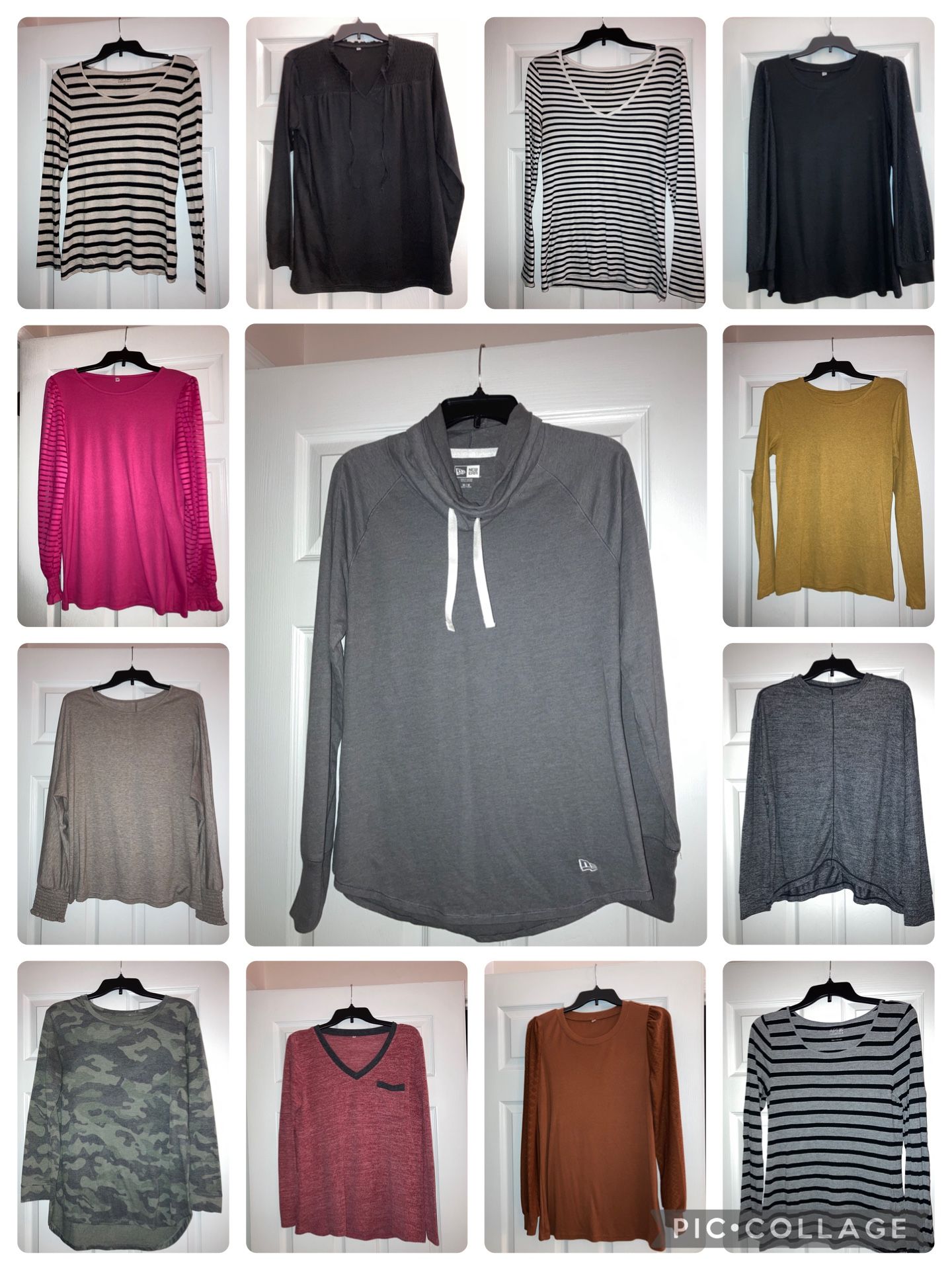 Ladies Gently Worn Long Sleeve Tops