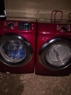 Samsung washer and dryer set great working condition 300 can deliver for small fee