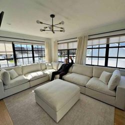 CLOUD BEIGE SECTIONAL BRAND NEW SAME DAY DELIVERY 