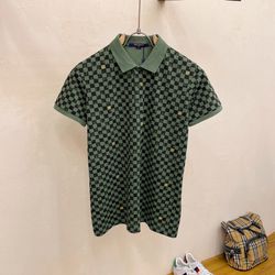Louis Vuitton Black/Green Polo Shirt 