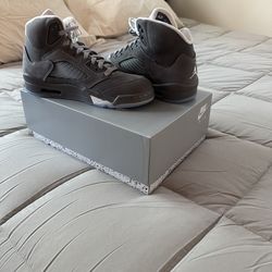 Retro 5s wolf gray size 9