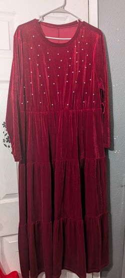 4x Shein Red Christmas Dresses