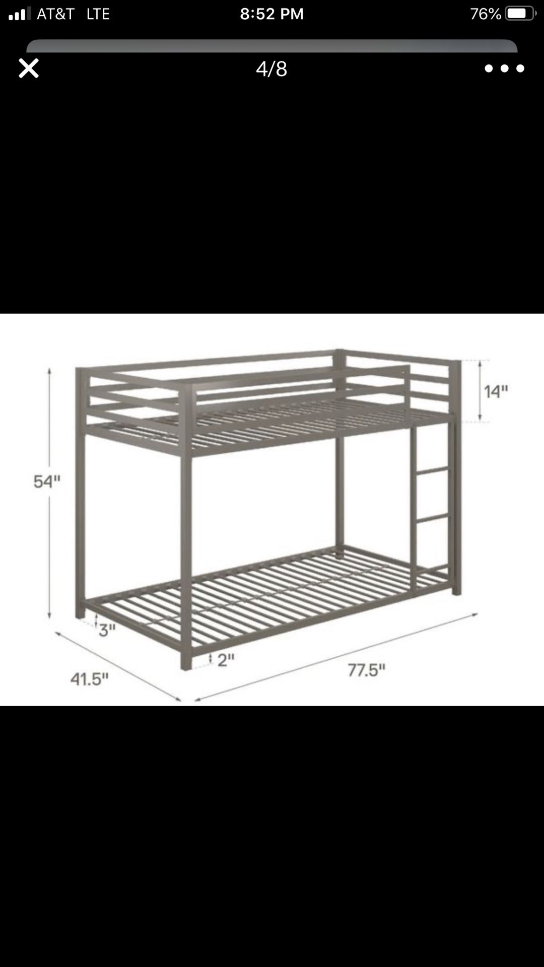 Full bunk bed