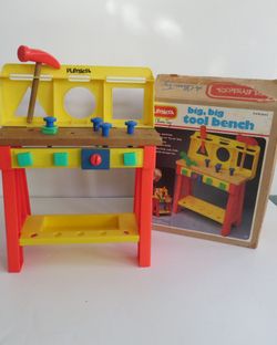 Playskool Workbench Tool Set In Original Box
