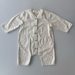 MILKING IT x ANDO Overalls (Oat) 6 - 12 Months Unisex Jumper