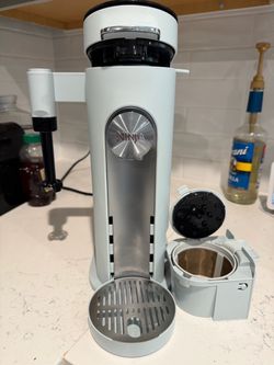 Ninja® single-serve pods & grounds specialty coffee maker Glacier Blue, built in frother $70