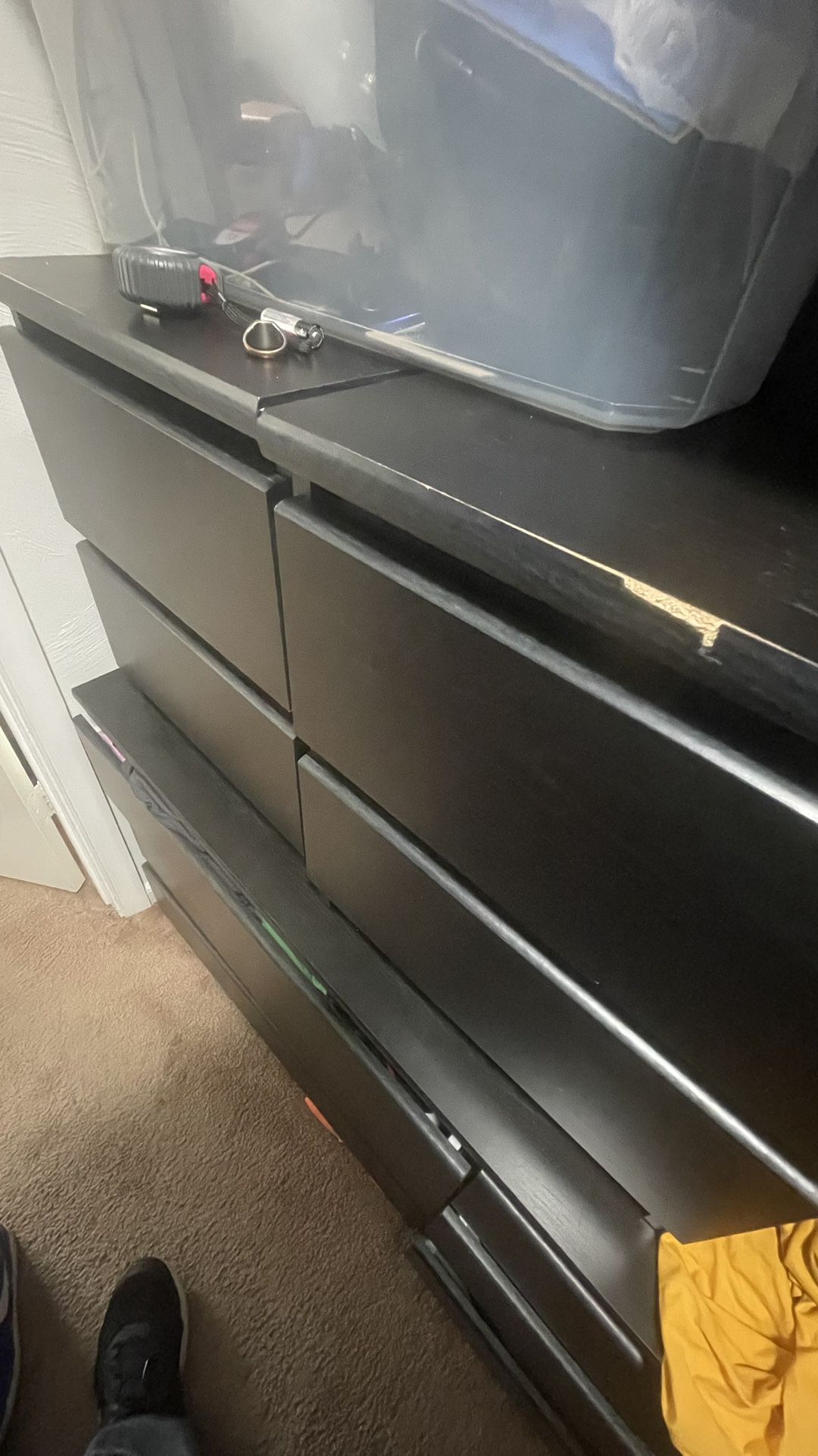 2 Black Night Stands