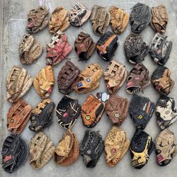 Baseball Gloves $40 Each Or Take Two For $60 Have More Equipment Available 