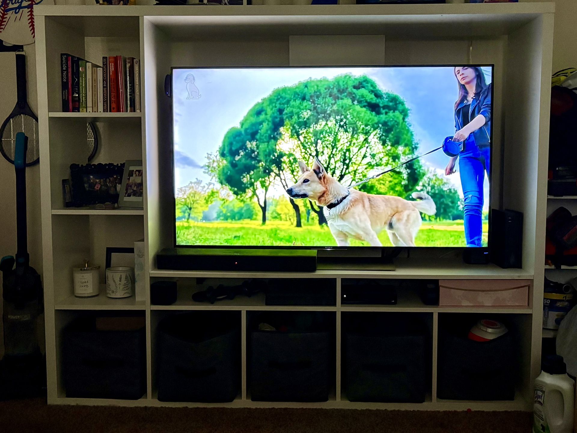 IKEA KALLAX TV ENTERTAINMENT CENTER