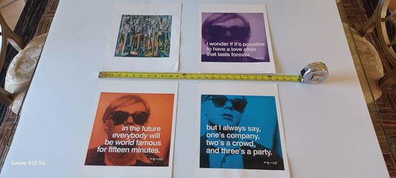McGaw group prints 2006 3-Warhol and 1 Lam 11x14 $100obo