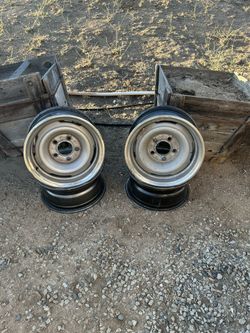 4. Stock Chevy Rims 15”