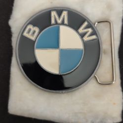 BMW Buckle. Very Nice.  Enamel Is In VG Shape.