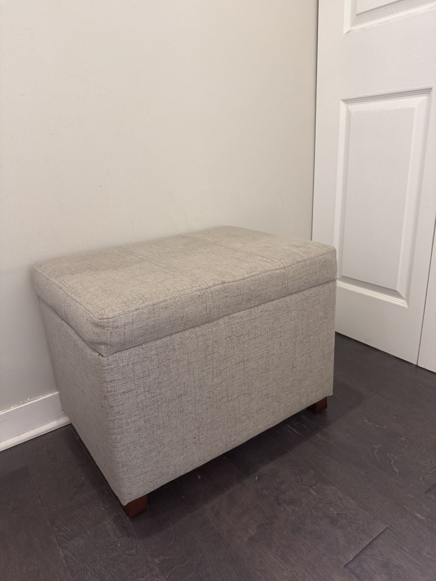 Storage Ottoman, Gray
