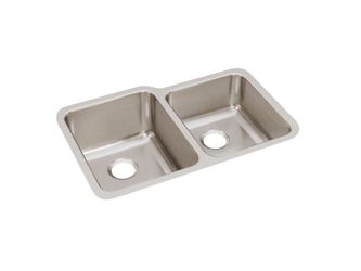 NEW! ELKAY Undermount Double Bowl Stainless Steel Kitchen Sink