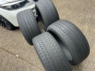 21” tires staggered set size 285-30-21 and 245-35-21