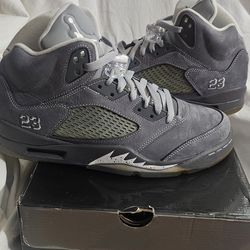 Air Jordan Retro 5 🐺 Wolf Grey 2011 Ds sz 9.5