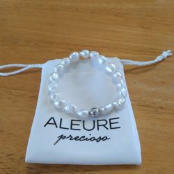Sterling Silver Freshwater Pearl Bracelet Perfect Mother's Day Present 