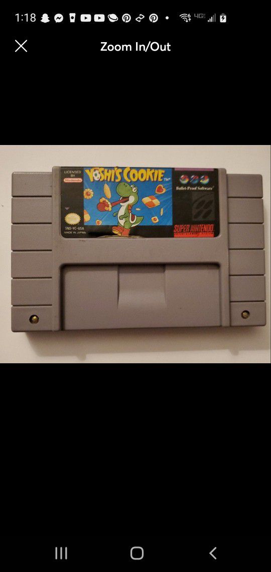 Yoshi's Cookie for Super Nintendo 