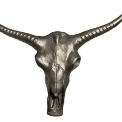 Large Cast Metal steer head
