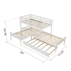 L-SHAPED BUNK BED