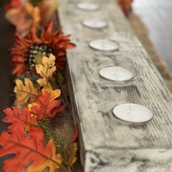 Wooden Candle Holder 