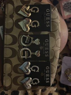 Bundle Of 3 Pairs Of Guess Earrings