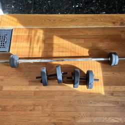Gym Equipment Barbell Dumbbell Set