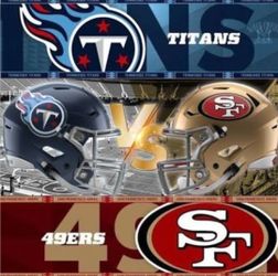 49ers Vs Titans Pre-Season Game