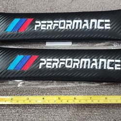 2 BMW Seat Belt Pads Covers Straps Velcro Closure.  All Pics Sold Separately SHIPPING AVAILABLE 